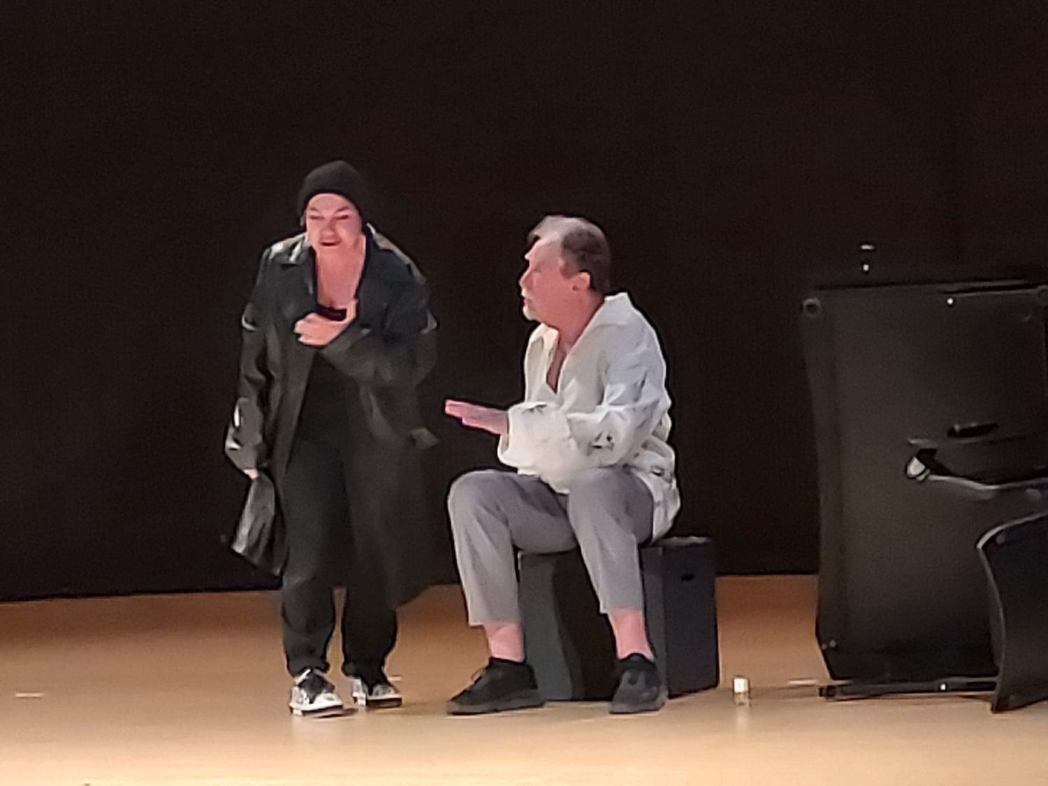 Pastora Ortiz en escena